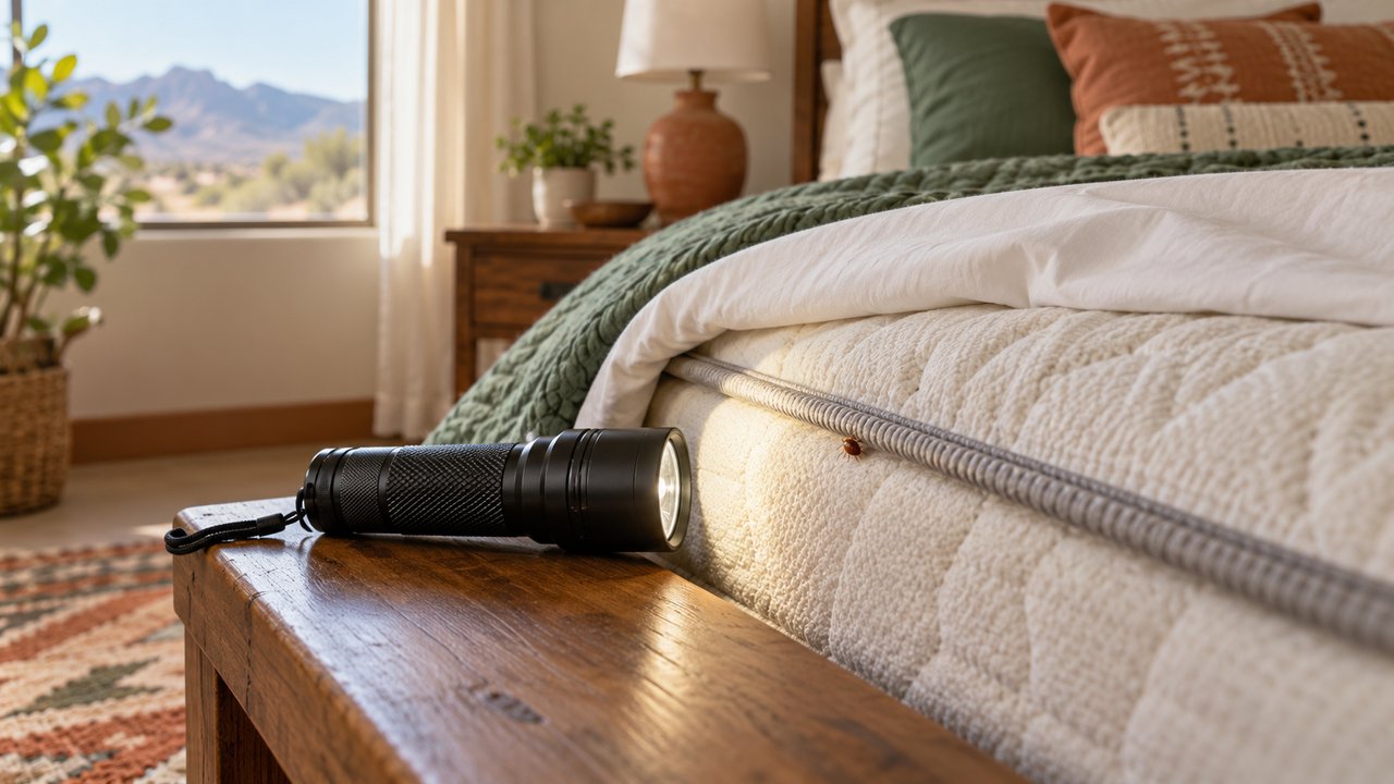 Illustrative bed bug treatment context