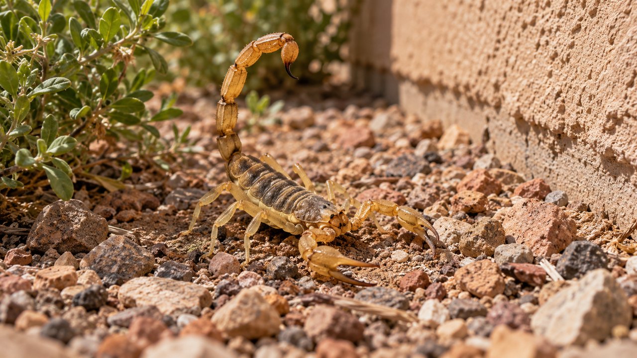 Illustrative spider & scorpion control context